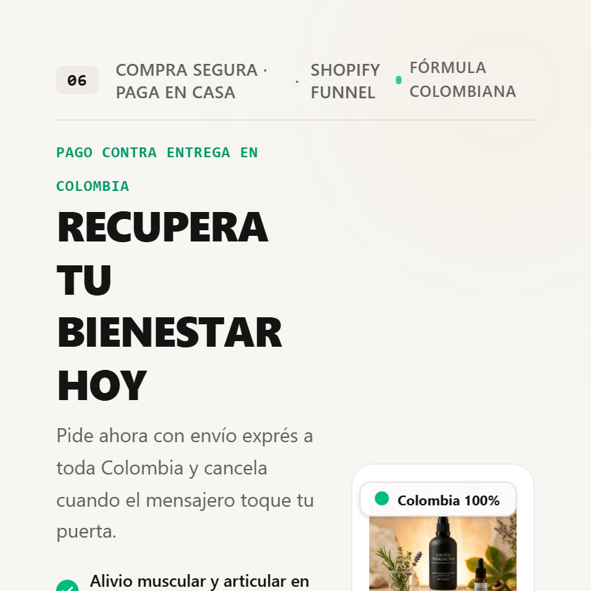 ¡Libera tu cuerpo de la tensión y vuelve a sentirte bien!  Loción Termoactiva ALLPA